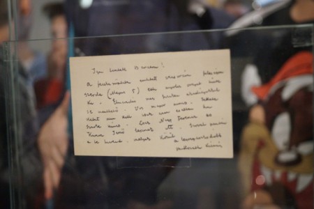 1. nap: Szklabonya Mikszáth Múzeum; az író egyik levele